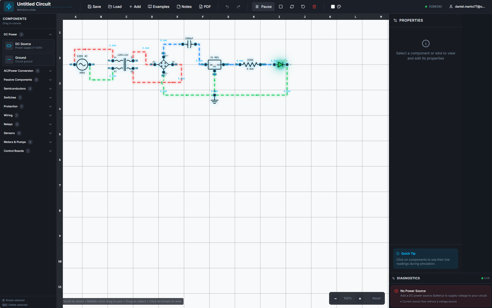 Circuit Lab - Interactive Circuit Simulator for Training & Education